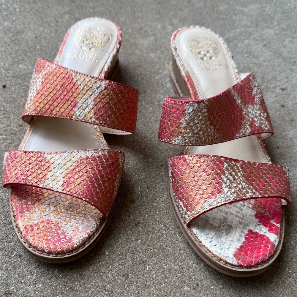Vince Camuto Women's Relindie Demi-Wedge Sandals